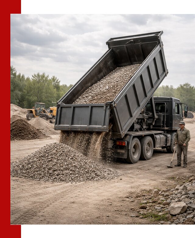 Доставка самосвалом 30 м3 по выгодным ценам в Кимовске