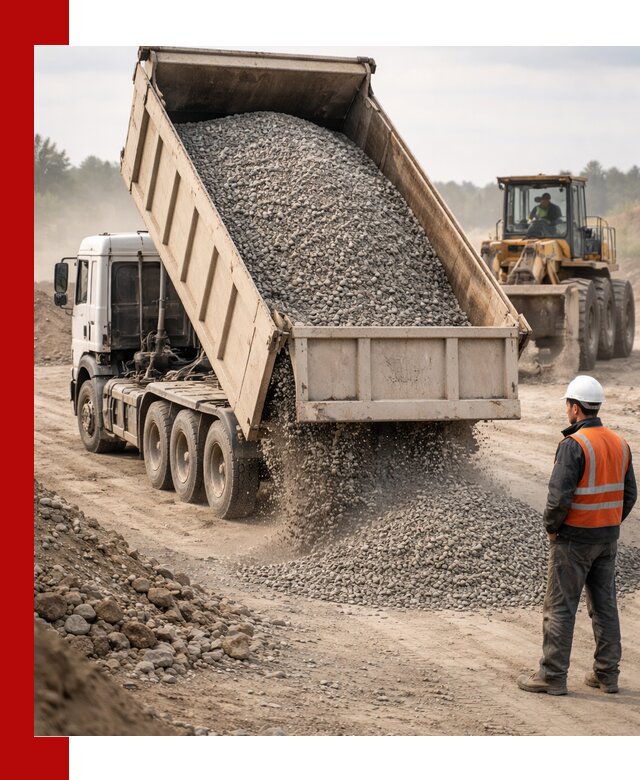 Доставка самосвалом 40 кубов цемента и сыпучих в Кимовске