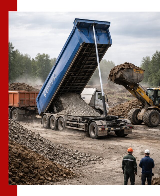 Аренда тонар 40 тонн в Кимовске с доставкой материалов