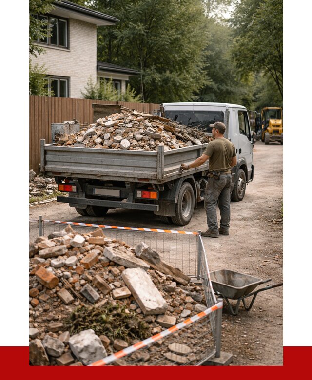 Вывоз строительного мусора с погрузкой в Кимовске от 7731 р | ПРОНЕРУДКмв