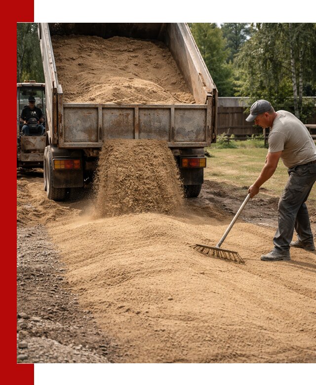 Отсыпка участка песком в Кимовске быстро и качественно