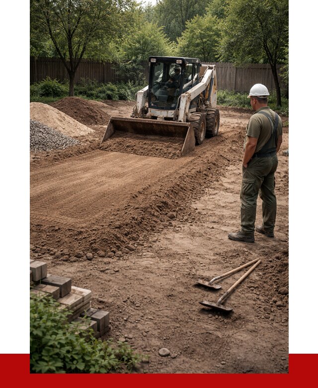 Выравнивание участка под ключ в Кимовске от 3608 р. | ПРОНЕРУДКмв