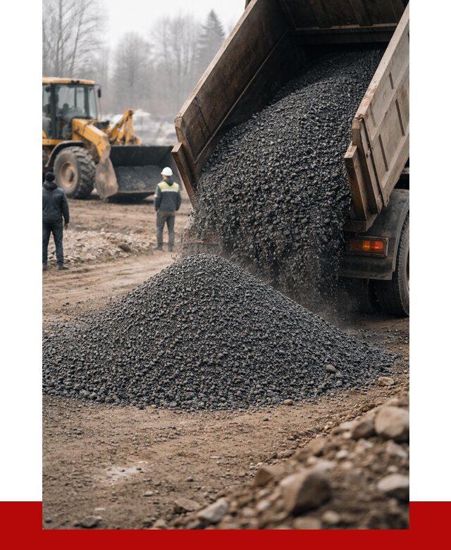 Асфальтовая крошка в Кимовске с доставкой от 1855 р. | ПРОНЕРУДКмв