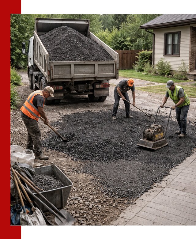 Асфальтовая крошка для двора с доставкой в Кимовске
